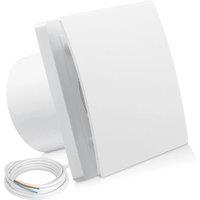 NESTLUNE 100MM Silent Bathroom Extractor Fan Standard in White