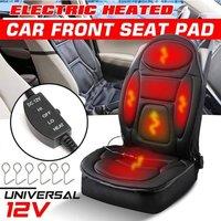 NESTLUNE Luxury Heated Car Seat Cushion Heater in Black