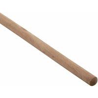NESTLUNE SINGLE HANDLE Wooden Broom Handle Snow Shovel Scoop in Brown | Size: 100 cm x 15 cm