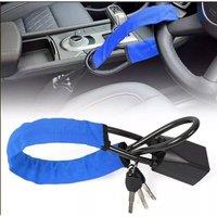 NESTLUNE Steering Wheel Lock Titan Lock Car Accessories in Blue