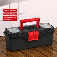 NESTLUNE 13 Heavy Duty Plastic Tool Box Organiser Toolbox in Black | Size: 1000mm x 400mm