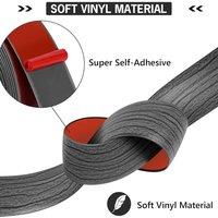 NESTLUNE Dark Grey Carpet To Tile Floor Transition Strip Self Adhesive | Size: 1000mm x 400mm