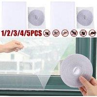 NESTLUNE 5Pcs Large Window Screen Mesh Net in White | Size: 100 cm - 150 cm