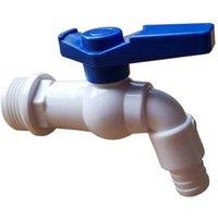 NESTLUNE IBC Tap Adapter S60x6 2" Coarse Thread with PVC Lever in White | Size: 10000mm x 520mm