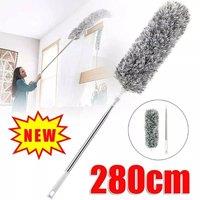 PAWNORA 280cm Extendable Feather Duster in Grey