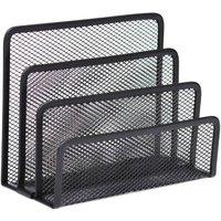 PAWNORA Letter Paper File Storage Rack BLACK