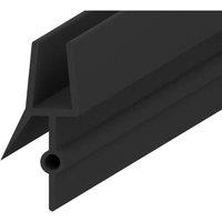 PAWNORA 2 Pcs Black Shower Screen Seal Strip