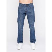 Crosshatch Men's Bandol Straight Leg Jeans in Mid Blue | Size: 34R