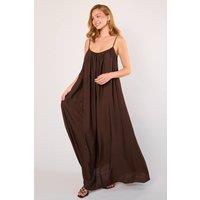 Jaded Rose Women's Spencer Brown Cami Maxi Summer Dress | Size: 14