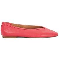 Dune London Women's 'Hetta' Leather Ballet Pumps in Pink | Size: 4