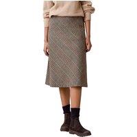 Celtic & Co Women's Check Wrap Skirt in Khaki | Size: 18