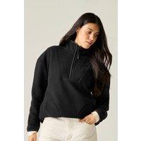 Regatta Women's Frankie Borg Longline Relaxed Fleece in Black | Size: 8