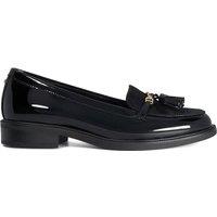 Dune London Women's Wide Fit 'Gazeles' Loafers in Black | Size: 7