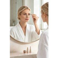 Lovii Women's 4-in-1 Portable Electric Hair Remover USB Rechargeable Eyebrow Trimmer in Rose Gold