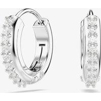 Swarovski Women's Matrix Tennis Crystal Hoop Earrings 5690670 in Silver