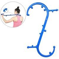 FLAVORA S Shape Point Deep Therapy Self Massage Tool Body in Blue | Size: 0-12 m