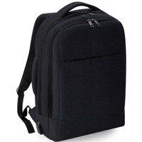 Quadra Men's Q-tech Charge Convertible Backpack in Black