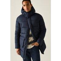 Regatta Men's Marek Long Line Insulated Quilted Jacket in Navy | Size: Small