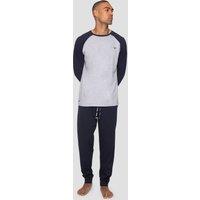 threadbare Men's Raglan Sleeve Pyjama Set | Size: 2XL
