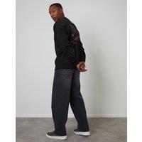 threadbare Men's Baggy Fit Jeans in Grey | Size: 36R