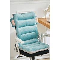 Living and Home 85*45cm Animals Feature Chair Seat Cushion High Back in Blue