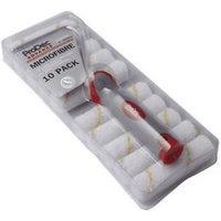 ProDec Short Pile Microfibre Roller & Frame (Pack Of 10) in White