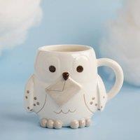Warner Bros Harry Potter Back To Hogwarts 3D Mug - Hedwig in White