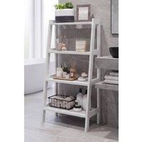 Home Discount Hayle 4 Tier Step Ladder Unit Bathroom Furniture in White