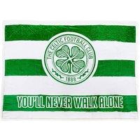 Celtic FC Youll Never Walk Alone Sherpa Fleece Blanket in Green