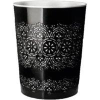 PAWNORA 9 Liter Waste Rubbish Paper Bin BLACK