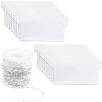 PAWNORA Vertical Blind Weights 50x Bottom Weights with Chain in White