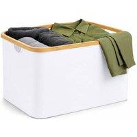 Kelvenix White Foldable Laundry Basket 60L | Size: 0.6m2