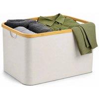 Kelvenix Linght grey Foldable Laundry Basket 60L | Size: 0.6m2