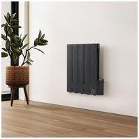 H&O Direct 900W Electric Oil Filled Radiator Space Heater with LED Screen in Black