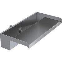 Garden Sanctuary Rear-Inlet Stainless Steel Water Blade in Silver | Size: 30 cm