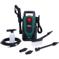 Webb 1400W 105 Bar Electric Pressure Washer with Wash Brush in Green | Size: 1 Pack
