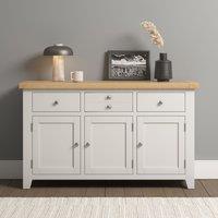 Seconique Windsor 3 Door 3 Drawer Sideboard (Fully Assembled) in Ivory