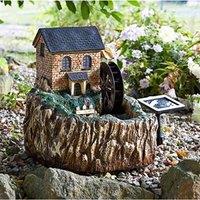 Marco Paul Solar Powered Water Mill Fountain - 51cm
