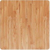 Berkfield Home Square Table Top Light Brown 70x70x2.5cm Treated Solid Wood Oak | Size: 70x70x2.5 cm