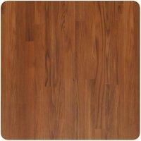 Berkfield Home Square Table Top Dark Brown 60x60x2.5cm Treated Solid Wood Oak | Size: 60x60x2.5 cm