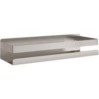 Berkfield Home Shower Shelf 30x10x6 cm Brushed 304 Stainless Steel in Silver | Size: 30 x 10 x 6 cm