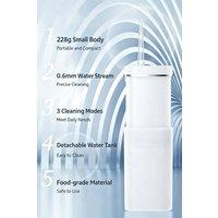Lovii Portable Cordless Water Flosser USB Rechargeable Dental Oral Irrigator in White | Size: 300ml