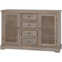Lemon Pavilion Furniture and Decor Delphine Collection 2 Door 4 Drawer Large Dresser Base - Wood - Brown