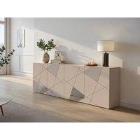 Vente-unique Sideboard With 4 Doors - Beige - CANTIANO
