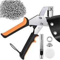 Nordara Eyelet Plier Punch Tool DIY Hole Maker Leather Craft Tarpaulin Kit in Orange | Size: 1000mm 2000mm