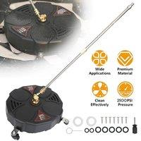 NESTLUNE 13 Power Pressure Washer Nozzle Patio Surface Cleaner in Black | Size: 100 cm x 15 cm
