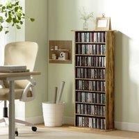 EONLION Brown Storage Unit with Adjustable Shelves | Size: 100 cm