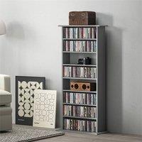 EONLION Grey Storage Unit with Adjustable Shelves | Size: 100 cm