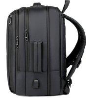 FLAVORA Men Women Laptop Backpack Briefcase Waterproof Large in Black | Size: 100 cm x 15 cm