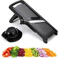 FLAVORA Black Professional Mandolin Slicer Julienne Cutter | Size: 100 cm x 15 cm